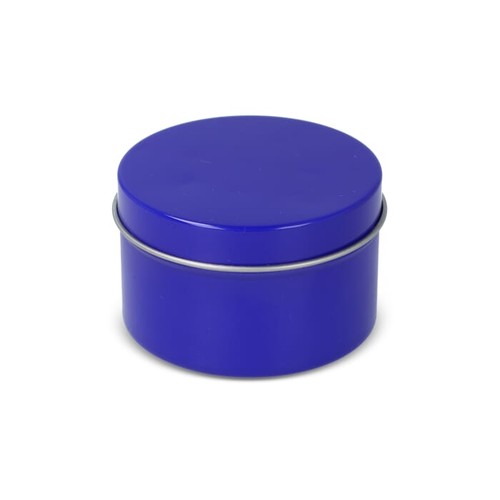 Bougie parfumée à base de plantes Kirtan dans une grande boîte en métal recyclé Bougie parfumée à base de plantes Kirtan dans une grande boîte en métal recyclé