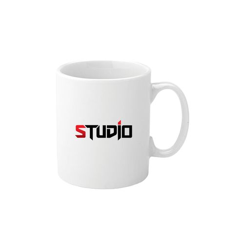 White Straight-Sided Mug 12oz (34cl) - Coloured