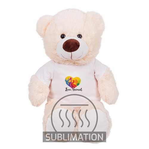 Plush teddy bear | Bernie Cream Plush teddy bear | Bernie Cream
