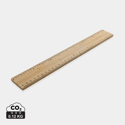 Timberson extra dikke 30cm dubbelzijdige bamboe liniaal Timberson extra dikke 30cm dubbelzijdige bamboe liniaal