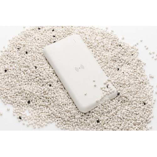 Powerbank inalámbrico de plástico reciclado estándar RCS
